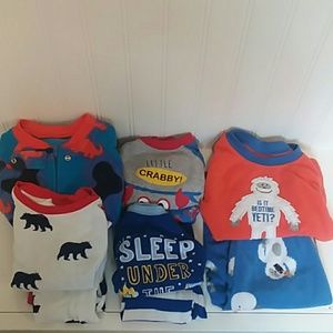 5-Pack 18-months Pajamas Used Good Condition